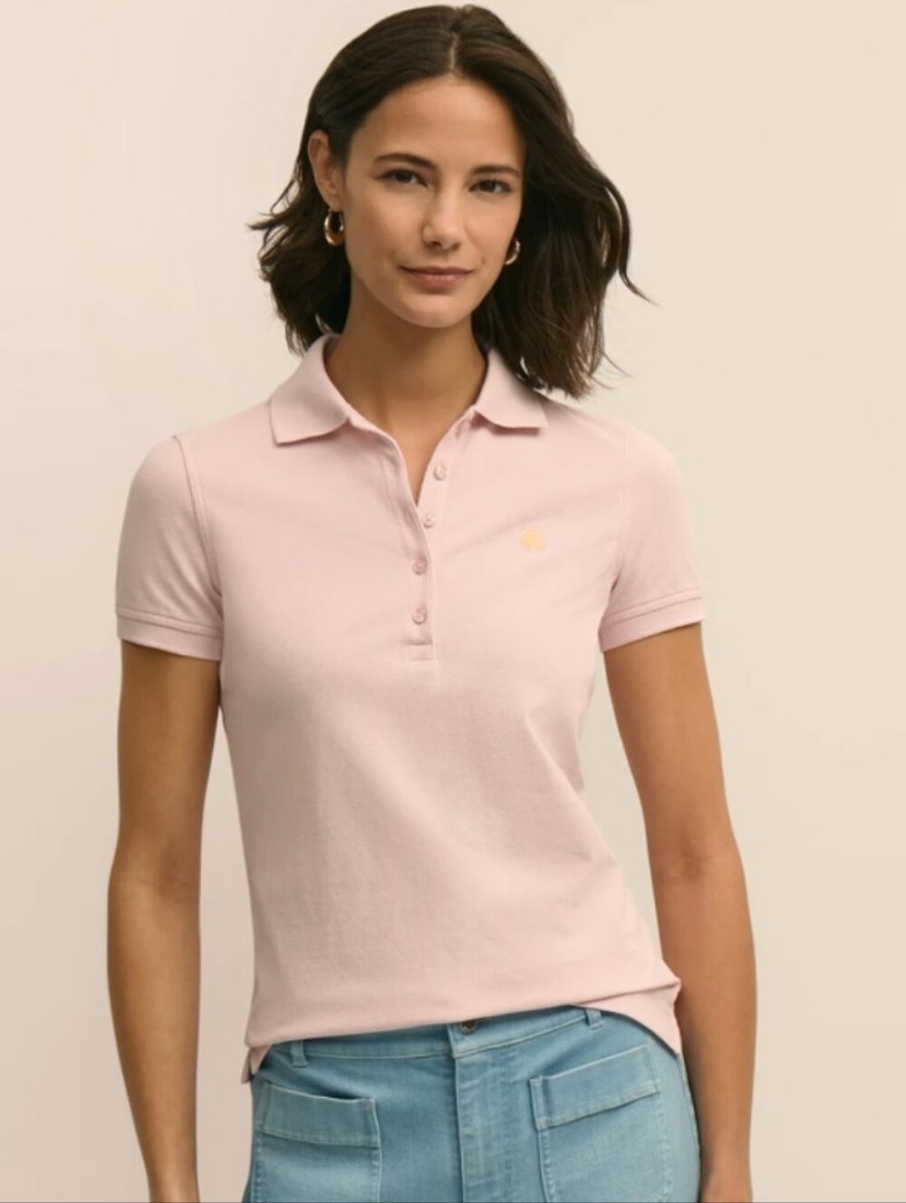 Brooks Brothers-Pink Polo-Short Sleeve-Size XL